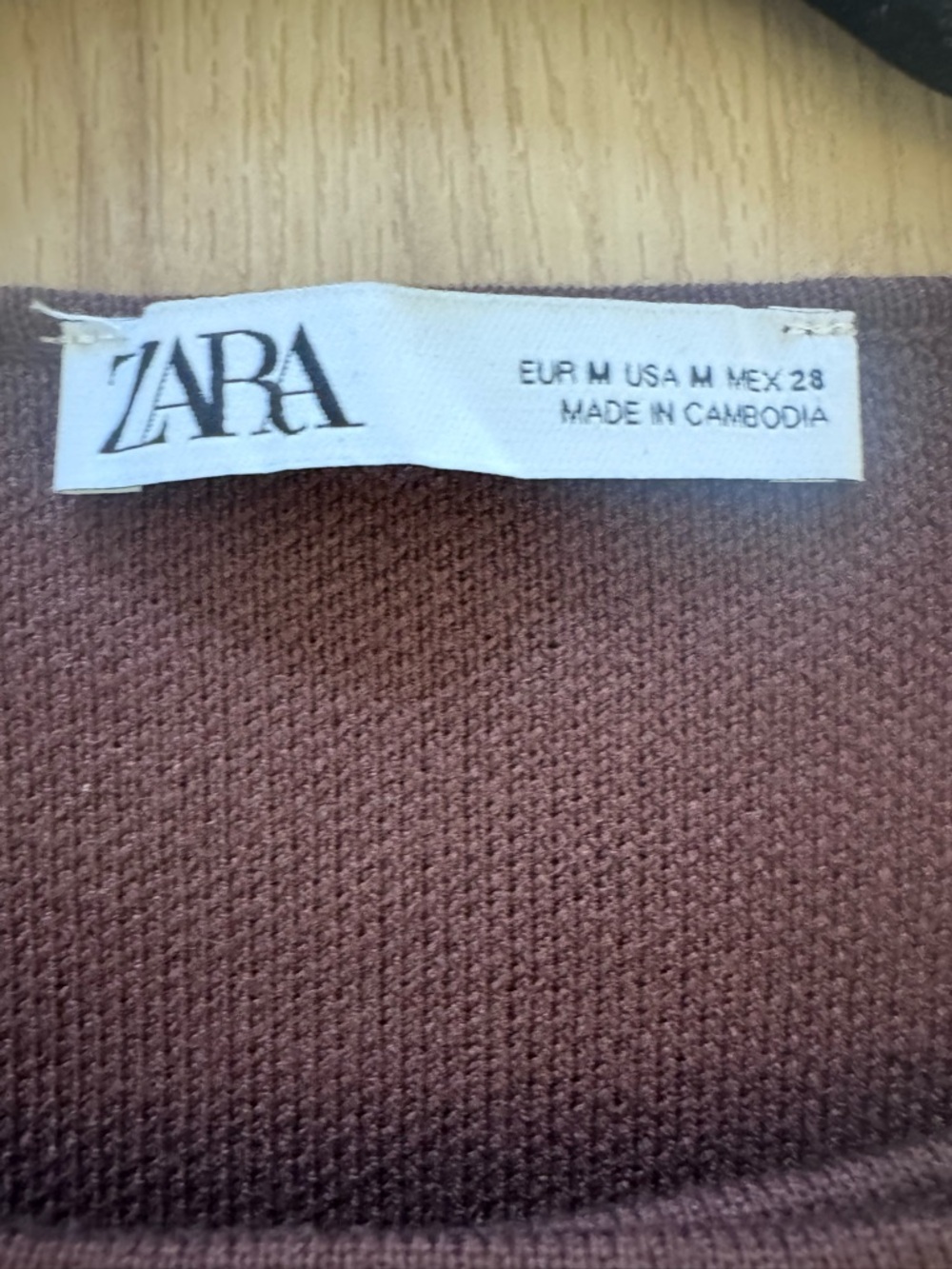 Zara Brown Knit Two-Piece Skirt Set - Picture 5 of 7